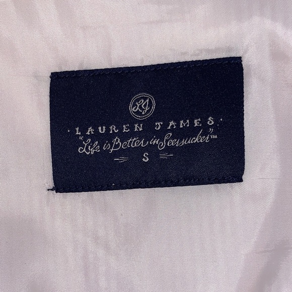 Lauren James Pink Seersucker Strapless Dress - Picture 4 of 5